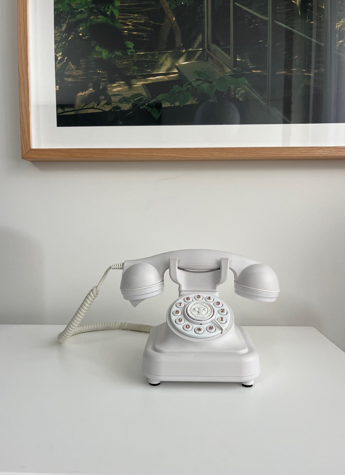 Bluetooth Enabled Retro Landline - SNOW WHITE
