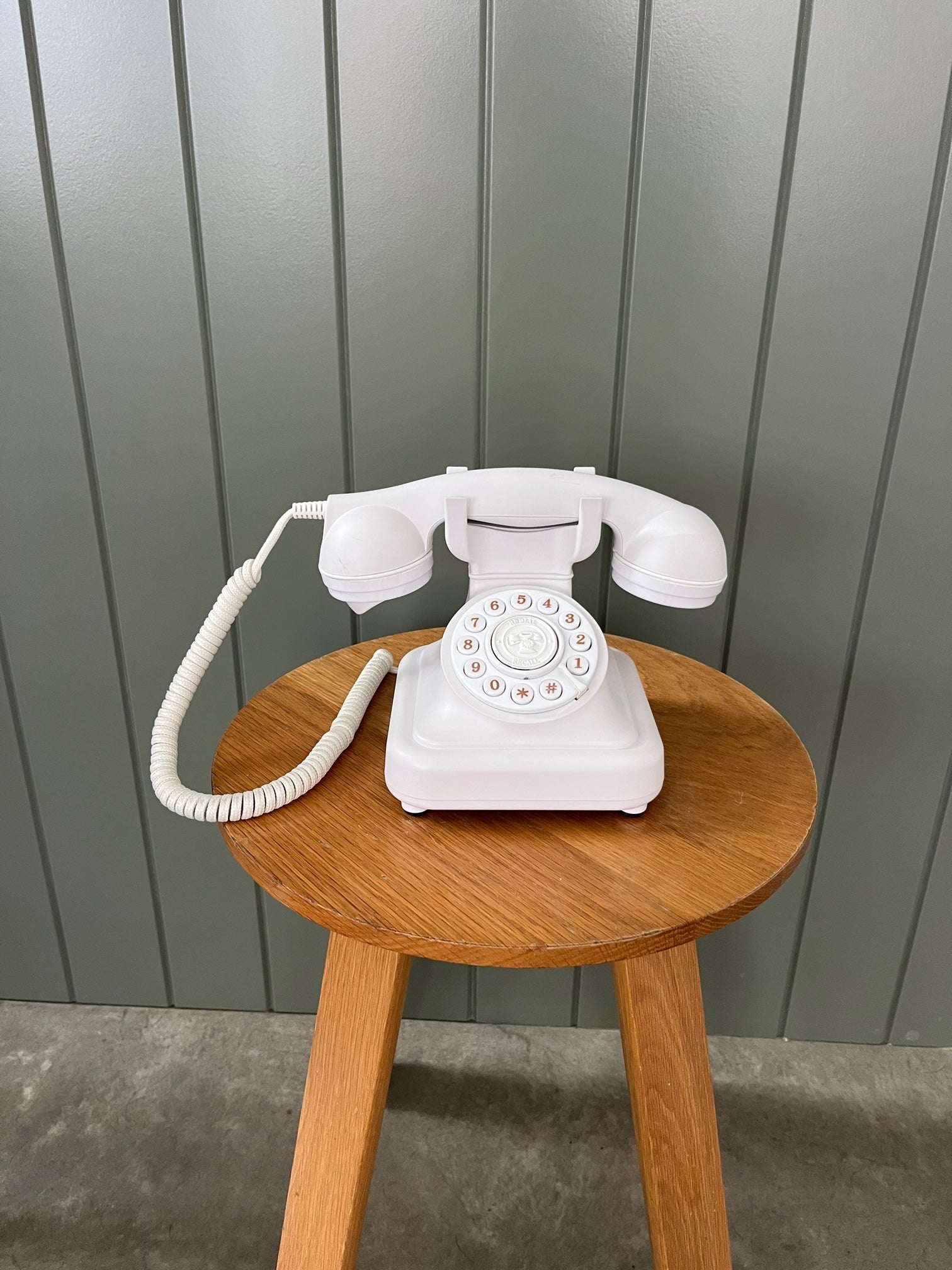 Bluetooth Enabled Retro Landline - SNOW WHITE