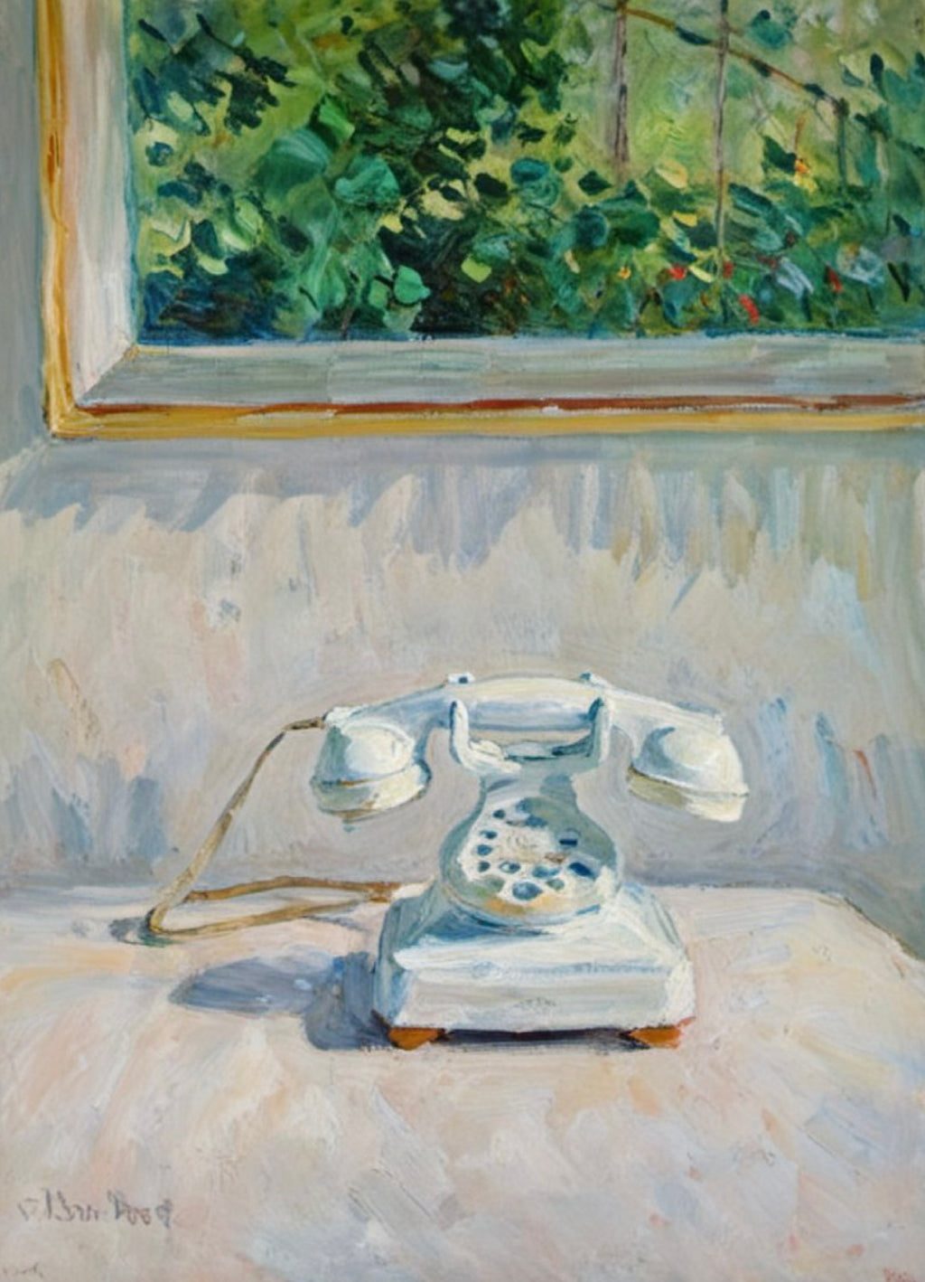 Bluetooth Enabled Retro Landline - SNOW WHITE